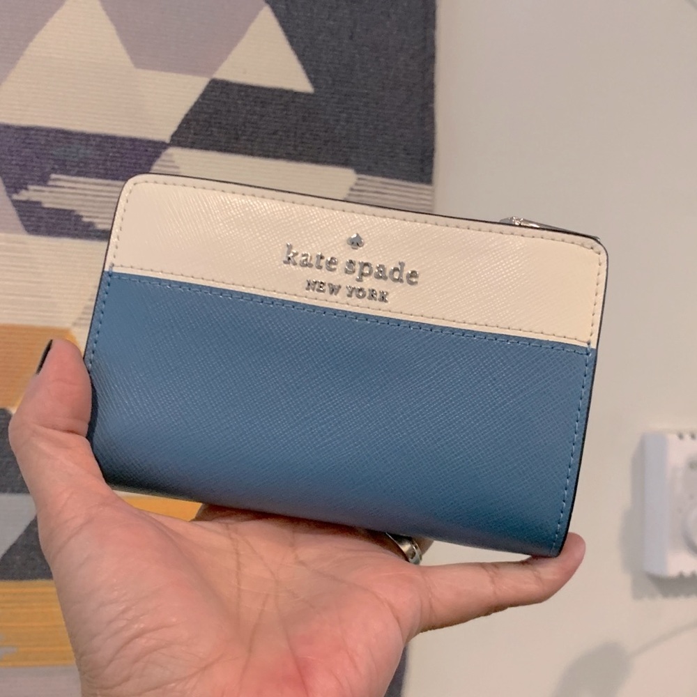 NWT ♠️ KATE SPADE COMPACT WALLET-LEATHER